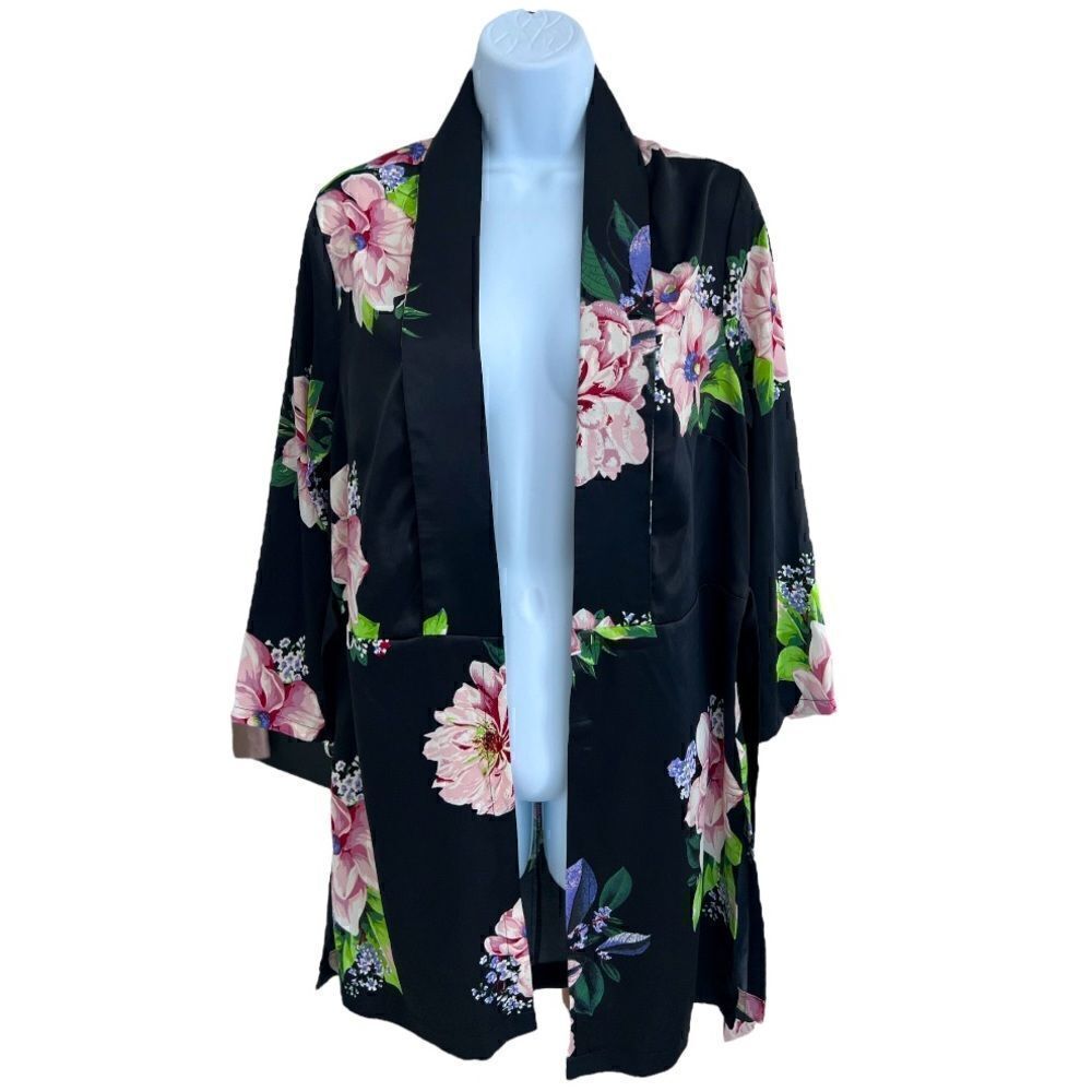 VENUS Floral Kimono Topper Duster Size XS